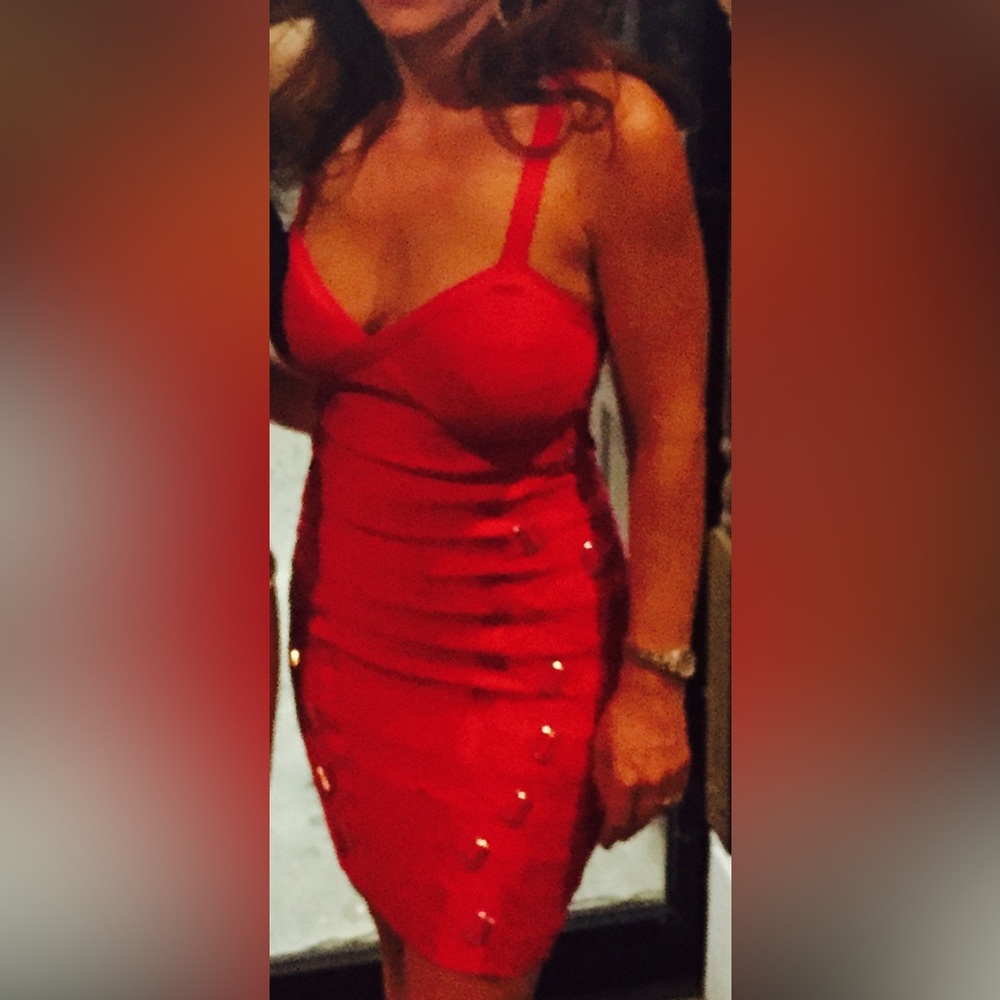 Stunning Red Bodycon Dress from Bebe
